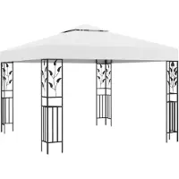 vidaXL Pavillon 3x3 m Blanc 180 g/m