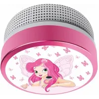 Elro Détecteur de fumée pour enfants ELRO FS8110 - Design Princesse Elfique - Batterie 10 ans - Conforme EN14604
