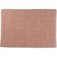 kela Tapis de Bain Kela Leana Salmon Red-55 x 65 cm