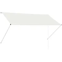 vidaXL Auvent rétractable 250x150 cm Crème