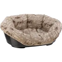 Ferplast corbeille pour chiens et chats avec coussin 52 cm beige