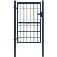 vidaXL Portillon 2D (simple) Gris anthracite 106x230 cm