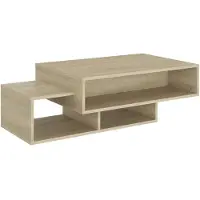 vidaXL Table basse en chêne Sonoma 105x55x32 cm Bois composite