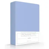 Romanette Drap Romanette Bleu Clair (Coton)-150 x 250 cm (1-personne)