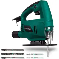 Vonroc Scie sauteuse VONROC - 550W - système de changement rapide - 5 lames de scie incluses (fabriqué en Allemagne)