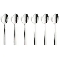 Amefa Ensemble de cuillères à café de taille moyenne 6 pcs Moderno