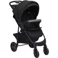 vidaXL Poussette 2 en 1 Anthracite Acier