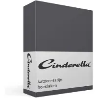 Cinderella Drap-Housse Cinderella Anthracite (Satin)-200 x 200 cm
