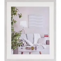 Henzo Cadre Modern - 50x60cm - Blanc