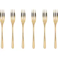 Sambonet Taste PVD 6 D Fourchettes à Douceur Or Poli