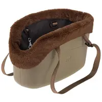 Ferplast Sac de transport pour chien, accessoires pour animaux, Tortora, moyen, marron