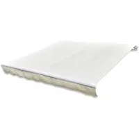 vidaXL LaFeldoek 500x300 cm Leinwandcreme