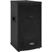 vidaXL HiFi-Podium-Lautsprecher Passiv 1000 W 37x37x64 cm Schwarz
