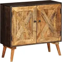 vidaXL Buffet Bois de manguier massif 85x30x75 cm