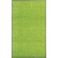 vidaXL Paillasson lavable Vert 90x150 cm