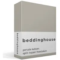 Beddinghouse Drap-Housse Beddinghouse Split Topper Sand (Percal)-180 x 210 cm