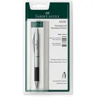 Faber-Castell Druckbleistift Faber Castell Basic matt verchromt 0,7 mm B