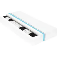 vidaXL Matelas 140 x 200 cm 7 Zonen Taschenfedern 20 cm H3