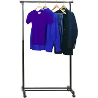 V-Part Porte-vêtements Hauteur réglable 4 roues