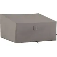 Madison Housse Mobilier de jardin Madison Banc de Jardin Couverture Gris (75 x 130 cm)