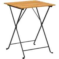 vidaXL Table de bistrot 55x54x71 cm acacia massif