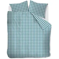 Ambiante Housse de Couette Ambiante Arvid Vert Coton-240 x 220 cm | Lits-Jumeaux