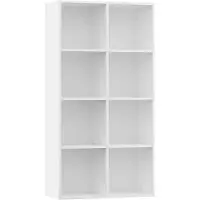 vidaXL Bibliothèque/Buffet Blanc 66x30x130 cm Bois d'ingénierie