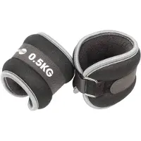 Fitness-Mad poids de main et de pied noir 2 x 0,5kg néoprène
