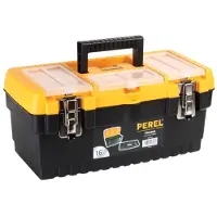 Perel Boite à Outils 16'' à Fermeture Métallique
