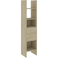 vidaXL Bibliothèque Chêne sonoma 40x35x180 cm Bois d’ingénierie