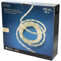 Lumineo Corde lumière scintillante 18 m blanc chaud