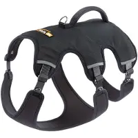 Ferplast Harnais Ergotrekking, noir pour chien - taille M : tour de poitrail 55 - 65 cm