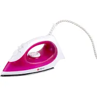 Alpina Fer à vapeur - 2000 Watt - Température sans palier - Vapeur boost - Fonction spray - Semelle en acier inoxydable - Rose