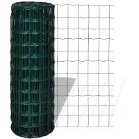 vidaXL Grillage de clôture grillagé 25x0,8m Clôture de jardin