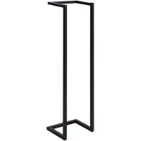 vidaXL Porte-serviette Noir 25x20x95 cm Fer
