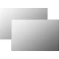 vidaXL Miroirs muraux 2 pcs 60x40 cm Rectangulaire Verre