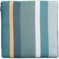 Madison Galette de Chaise Madison Universal With Paspel Stripe Green