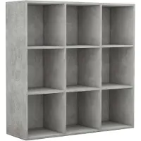 vidaXL Bibliothèque gris béton 98x29x97,5 cm bois d'ingénierie