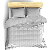 De Witte Lietaer Parure de Lit De Witte Lietaer Zygo Gris Argenté Coton-260 x 200 / 220 / 240 cm | Extra Breed