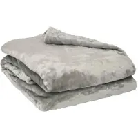 Poyet Motte Couverture Microflanelle Grise 100% polyester 280g 180x220
