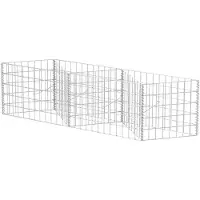 vidaXL Gabion Basket 120x30x50 cm galvanisé Stahl