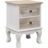 vidaXL Table de chevet 35x30x50 cm Bois de Paulownia