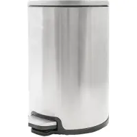 C&T Poubelle à pédale avec couvercle Wasty 12 L rond