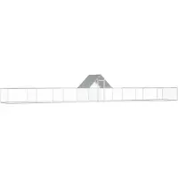 vidaXL Poulailler 14x2x2 m Acier galvanisé