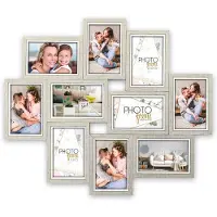 Zep Lgx146 Wood Photo Frame 10 Units Blanc