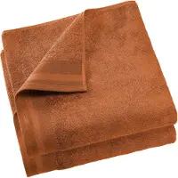 De Witte Lietaer Serviette de Douche De Witte Lietaer Contessa Caramel (70 x 140 cm) (Lot de 2)