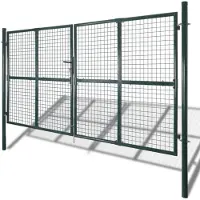 vidaXL Grille de clôture/porte de jardin en filet 300x175 cm