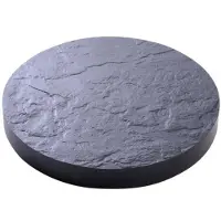 Eda 010940 G. ARD C EDA Support à roulettes pour plantes, 5 roulettes, aspect pierre