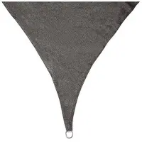 Perel Toile d'ombrage, perméable à l'eau, perméable à l'air, 5 x 5 x 5 m, 180 g/m², HDPE, triangle, gris foncé