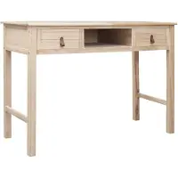 vidaXL Bureau Naturel 110 x 45 x 76 cm Bois